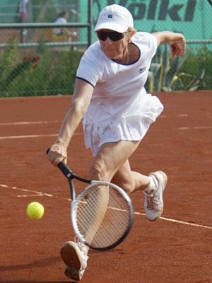Heide Orth, erfolgreichste Tennisseniorin der Welt