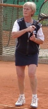 Christel Knapp, Titelverteidigerin Damen 60